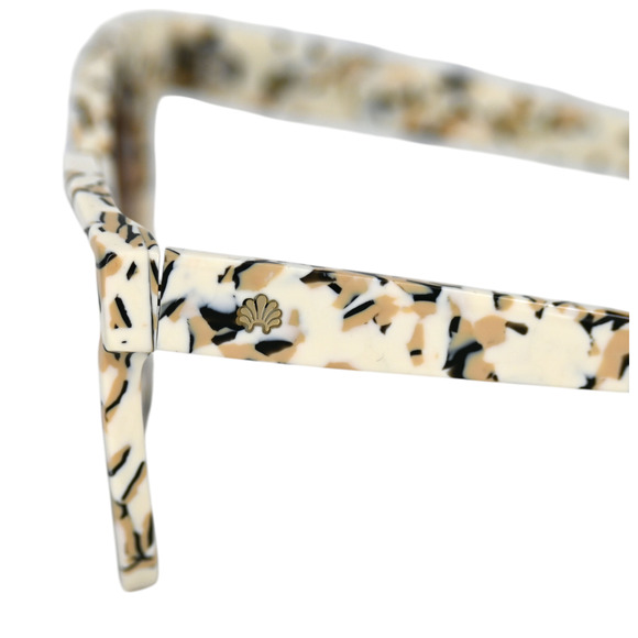 Lele Sadoughi Brooklyn Sand Terrazzo Cat-Eye Sunglasses LSSG037ST - Picture 3 of 7